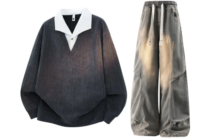 GWAF Casual Sportswear Unisex Lapel Moderate