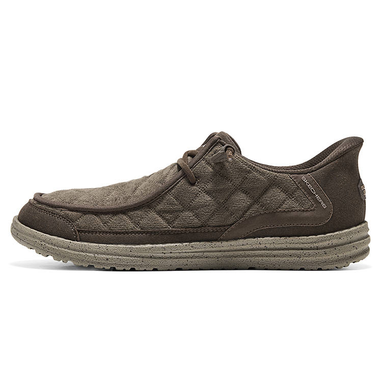 Skechers Melson Gommino Loafers Men's Khaki Brown