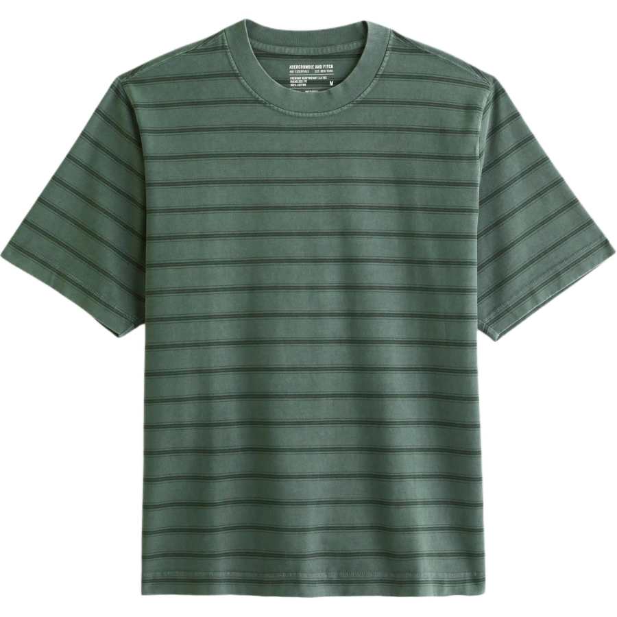 Abercrombie&Fitch T Shirts Men's Dark Green Crew Neck