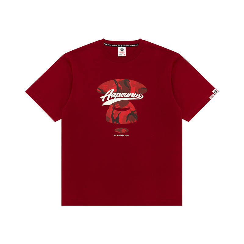 Aape T Shirts Men's Crew Neck Moderate Straight Fit