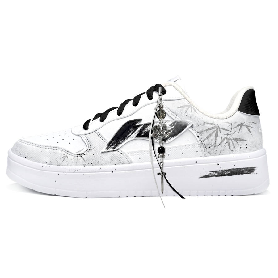 Li-Ning Li Ning Floating Boat Skateboard Shoes Women's Low Top White