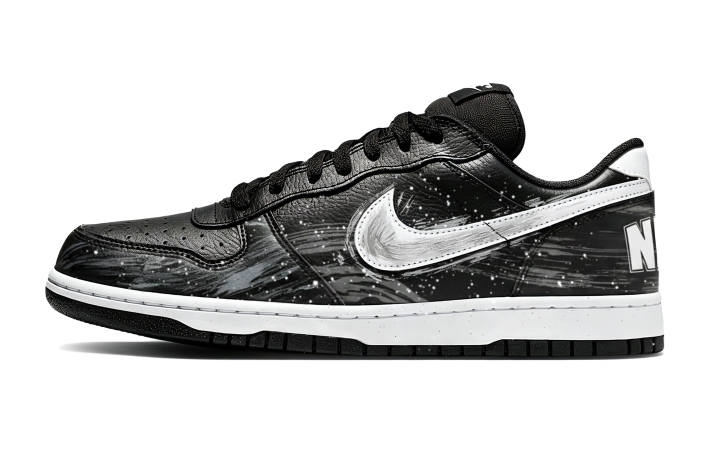 Nike Nike Big Skateboard Shoes Men's Low Top Black & Gray