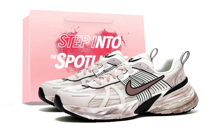 Nike Nike V2K Run Running Shoes Women's Low Top Black Pink