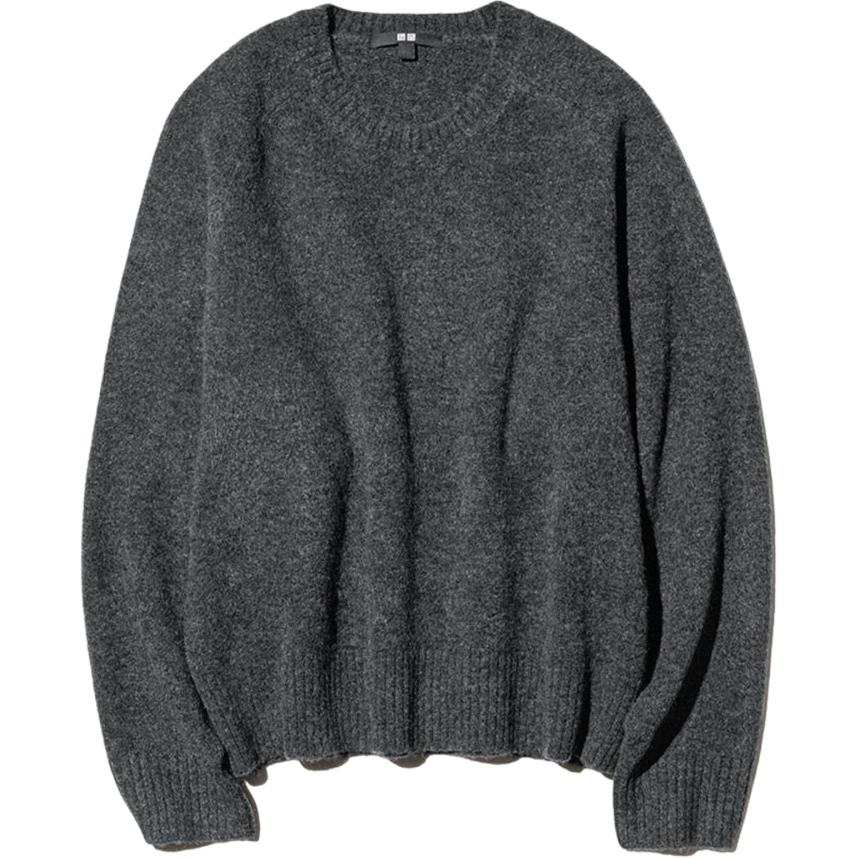 UNIQLO FW26 Sweaters Women's Dark Gray Crew Neck Moderate