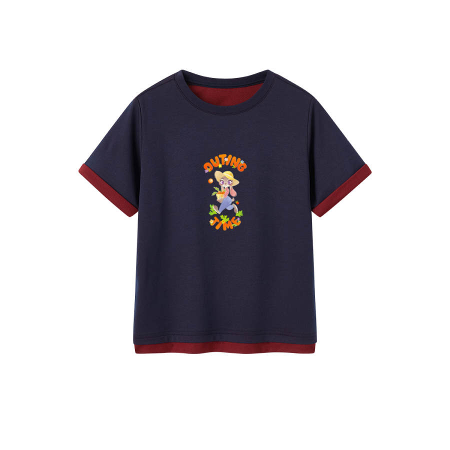Disney Disney Grade School T Shirts Crew Neck Thin Stretch
