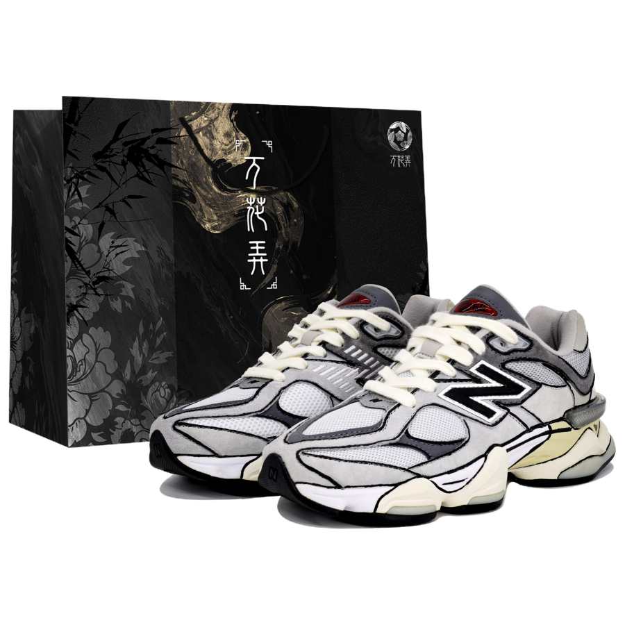 New Balance New Balance NB 9060 Kaleidoscope, Distressed Hem, Box Abrasion Resistant Slip Resistant Low top Casual Shoes Unisex