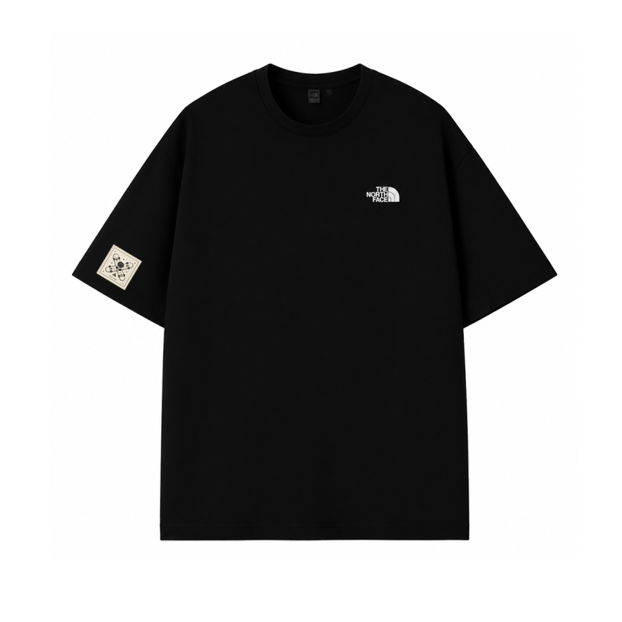 THE NORTH FACE T Shirts Unisex Black Crew Neck Moderate