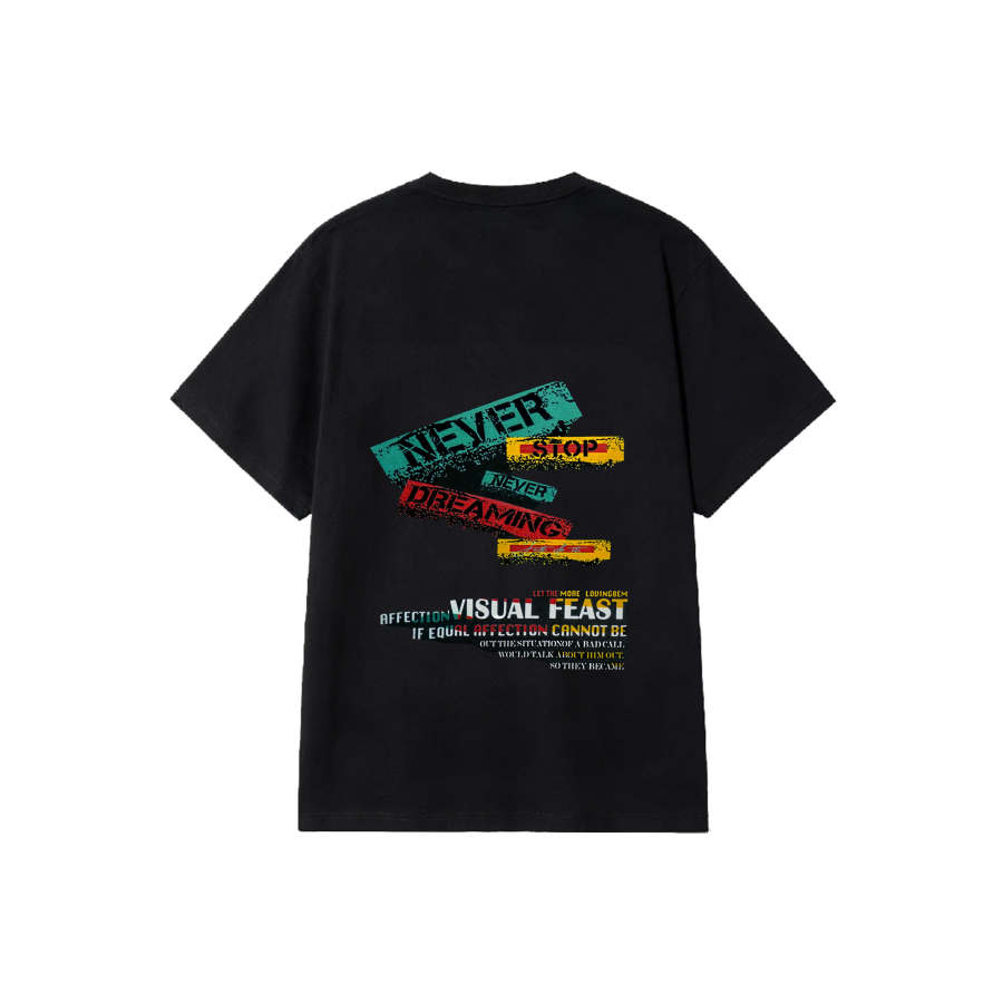 FILA T Shirts Unisex Black Crew Neck Moderate