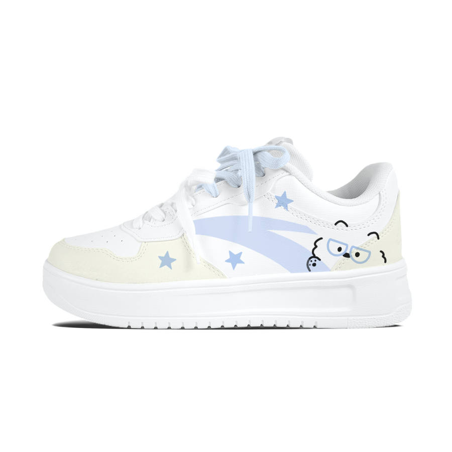 ANTA Easy Skateboard Shoes Unisex Low Top White