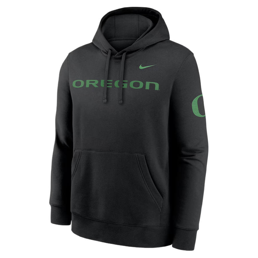 Nike Nike College Sweatshirts Men's Black Hooded Non Detachable Moderate