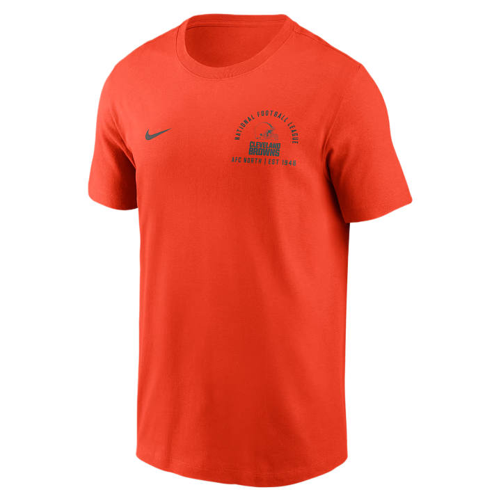 Nike Nike NFL T Shirts Men's Orange Crew Neck Moderate