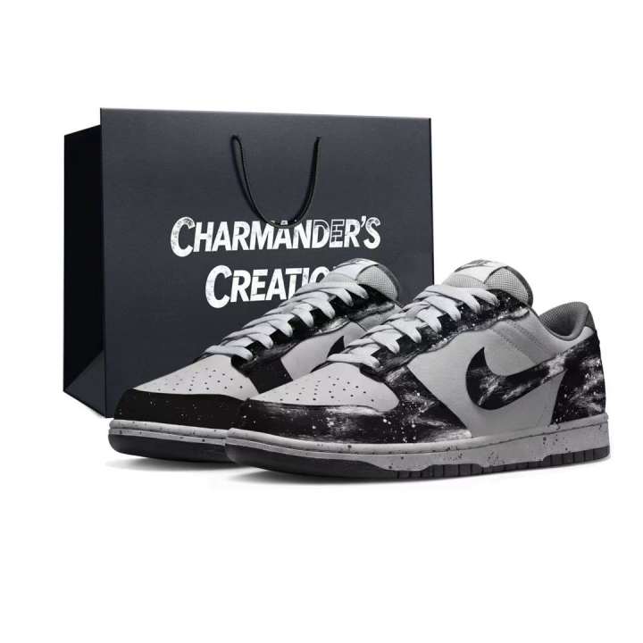 Nike Nike Big Skateboard Shoes Men's Low Top Black