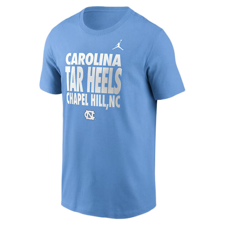 Jordan Jordan College Dri FIT T Shirts Men's Courage Blue Crew Neck