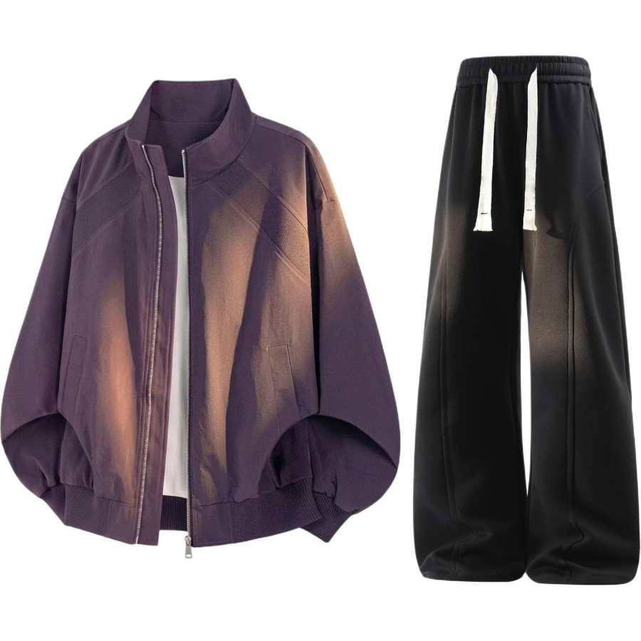 GWAF Casual Sportswear Unisex Stand Collar Moderate