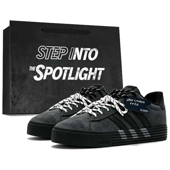 Adidas Adidas Daily 4.0 Skateboard Shoes Unisex Low Top Black/White