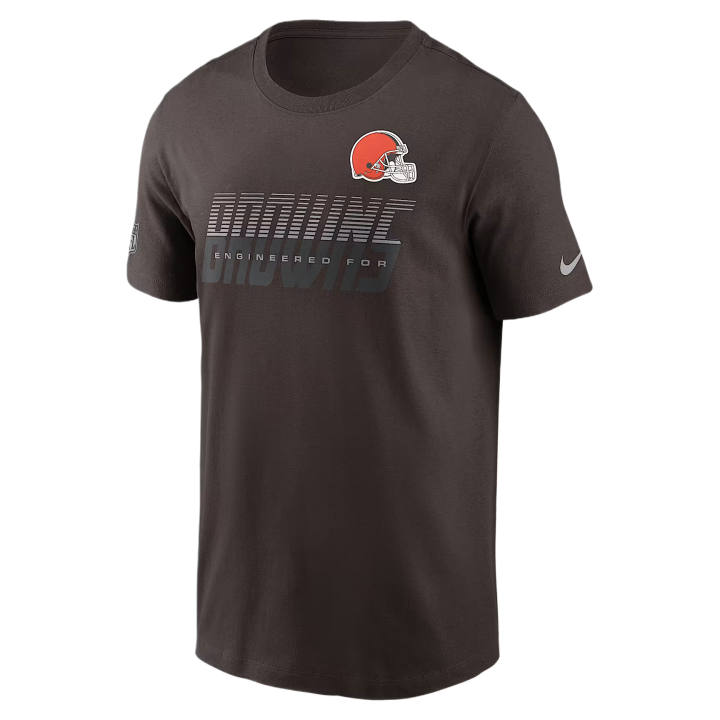 Nike Nike T Shirts Men's Brown Crew Neck Moderate