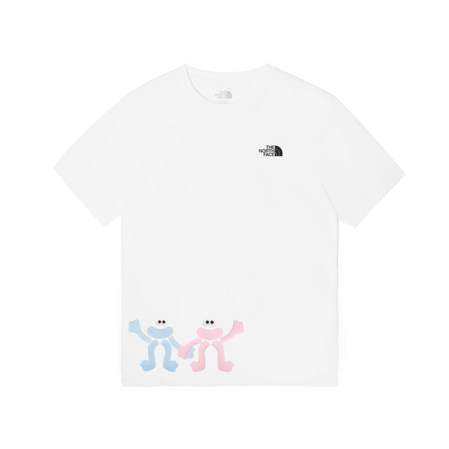 THE NORTH FACE T Shirts Men's White Crew Neck Moderate