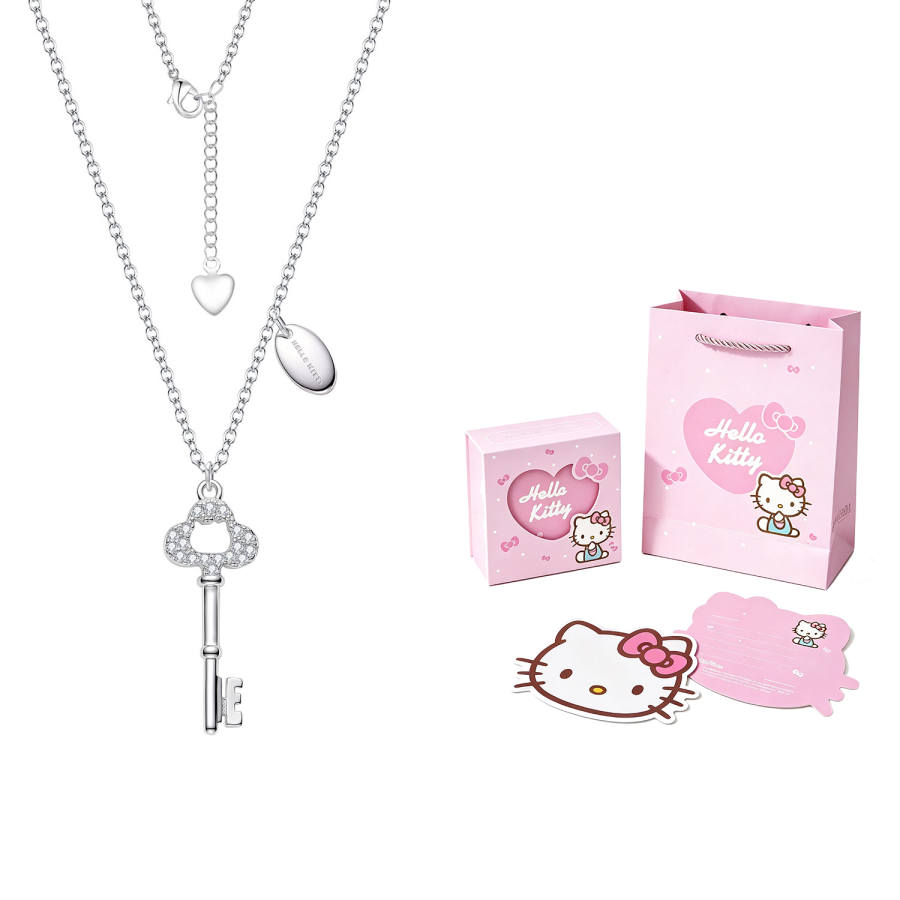 Sanrio X Hello Kitty Hello Kitty Artificial Gemstone Necklaces Women's
