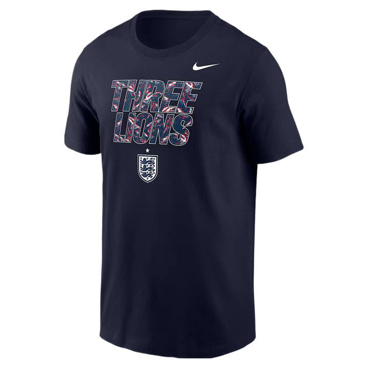 Nike Nike T Shirts Men's Marine Blue Crew Neck Moderate