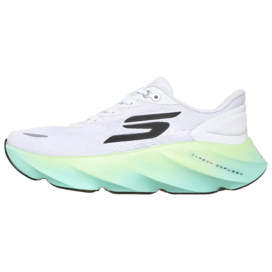Skechers AERO BURST Running Shoes Women's White/Lime