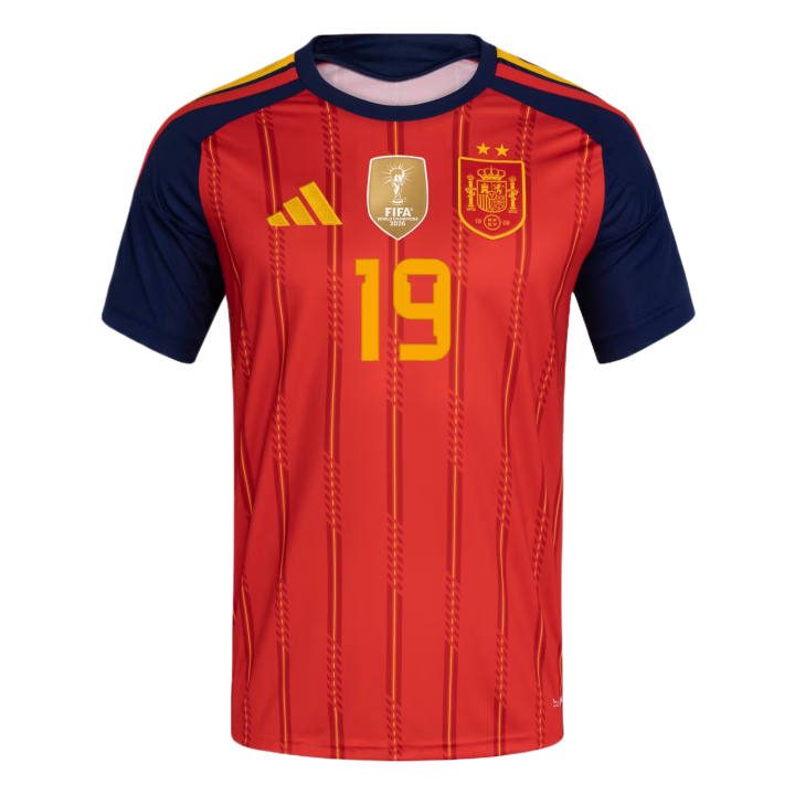 Adidas Adidas Soccer Jerseys Men's Vibrant Red Crew Neck Moderate