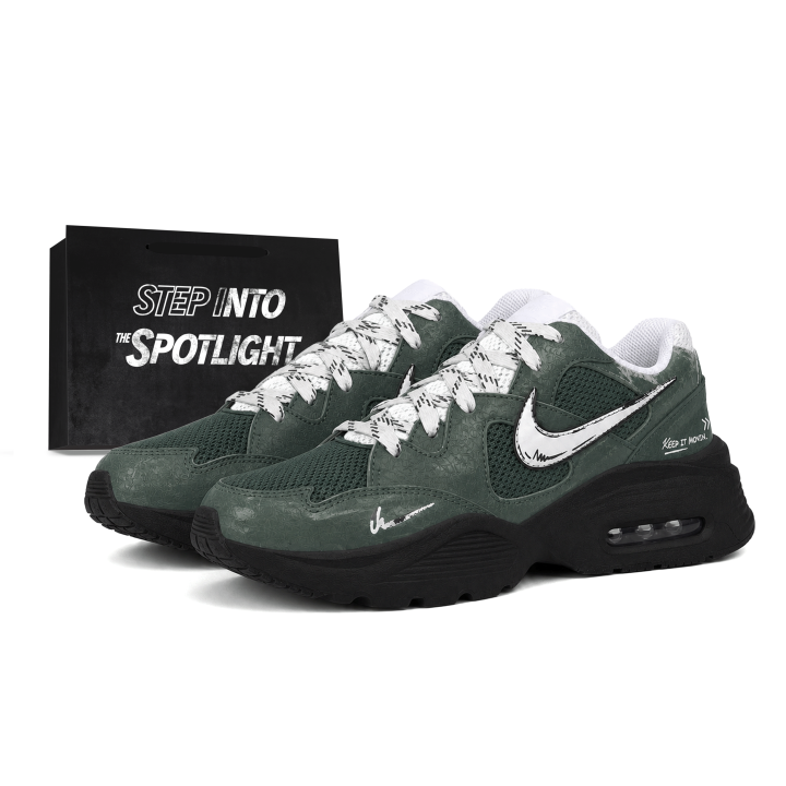 Nike Nike Air Max Fusion Running Shoes Unisex Low Top White Green
