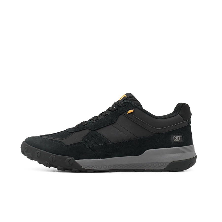 CAT Casual Shoes Men's Low Top Black/Dark Brown/Khaki Green