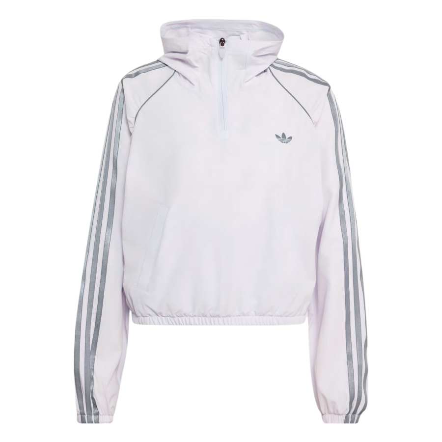 Adidas Originals Jackets Women's Frost Purple Hooded Non Detachable Moderate