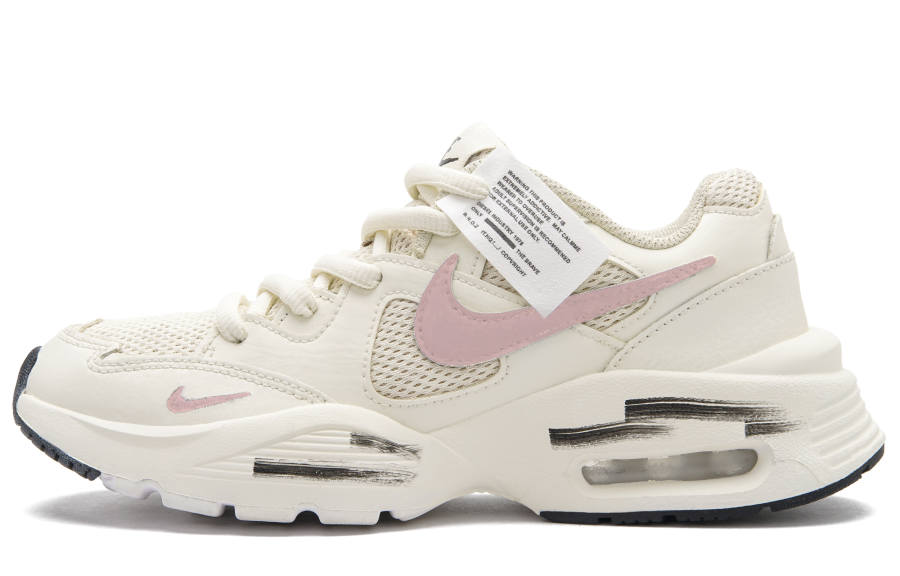 Nike Nike Air Max Fusion Running Shoes Unisex Low Top Beige Pink