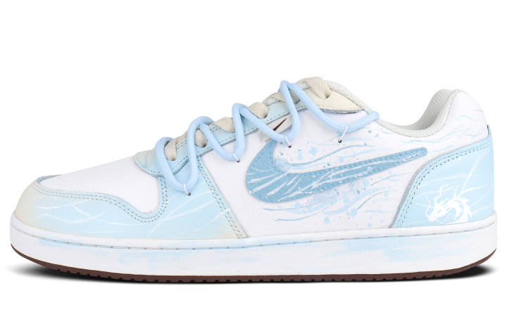 Nike Nike EBERNON Skateboard Shoes Men's Low Top Blue White
