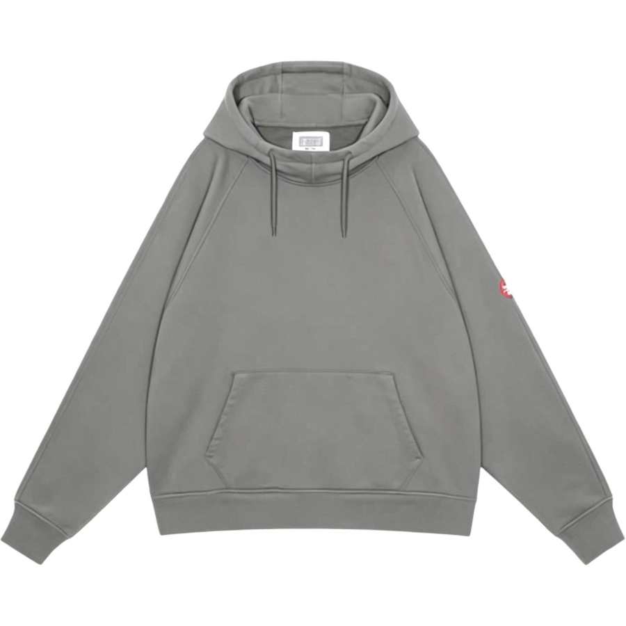 Cav Empt Sweatshirts Unisex Gray Hooded Non Detachable Moderate Straight Fit