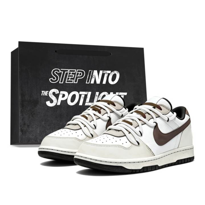 Nike Nike Big Skateboard Shoes Unisex Low Top Brown