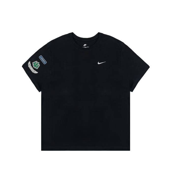 Nike Nike Sportswear T Shirts Men's Black Crew Neck Moderate Straight Fit