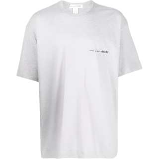 CDG T Shirts Men's Gray Crew Neck Moderate