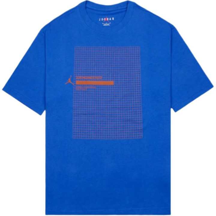 Jordan Jordan T Shirts Unisex Blue Crew Neck