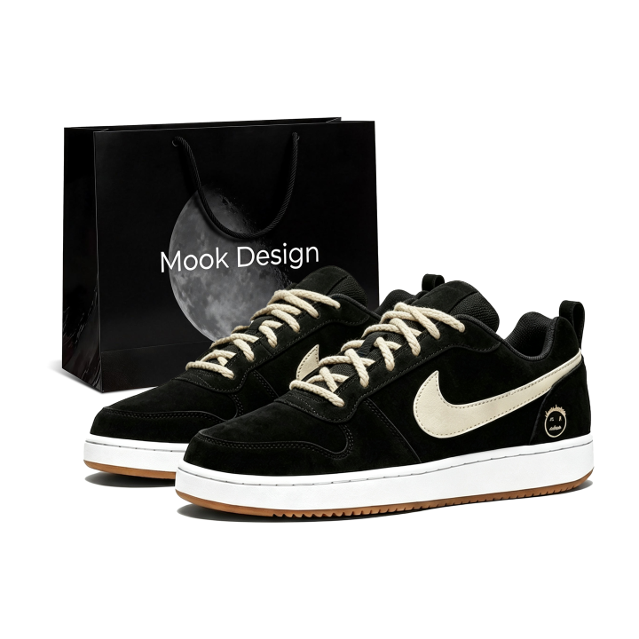 Nike Nike Court Borough Skateboard Shoes Men's Low Top Ecru