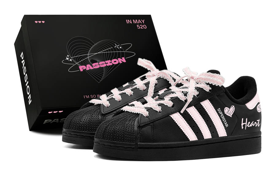 Adidas Originals Superstar 2 Skateboard Shoes Unisex Low Top Black