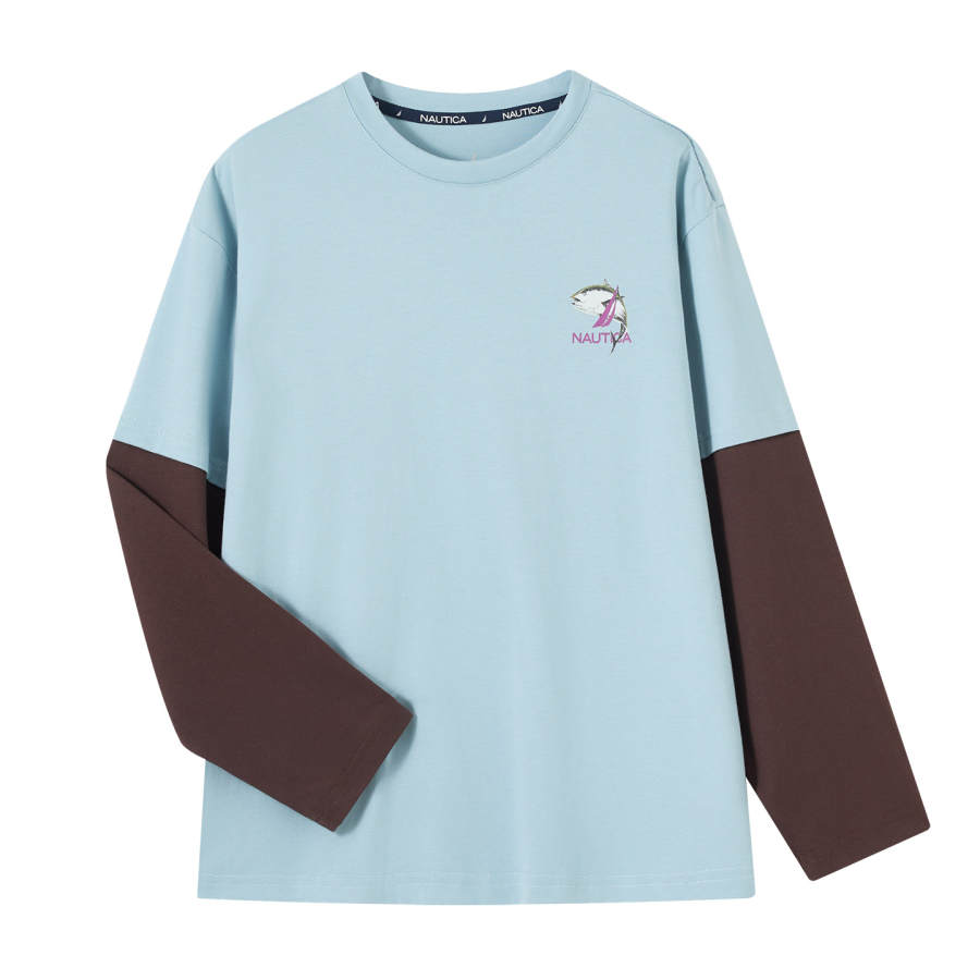NAUTICA Kids T Shirts Crew Neck Moderate