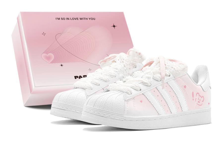 Adidas Originals Superstar 2 Skateboard Shoes Women's Low Top White