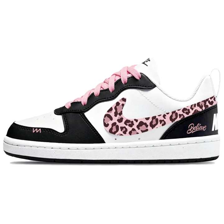 Nike Nike Court Borough Skateboard Shoes Unisex Low Top Pink