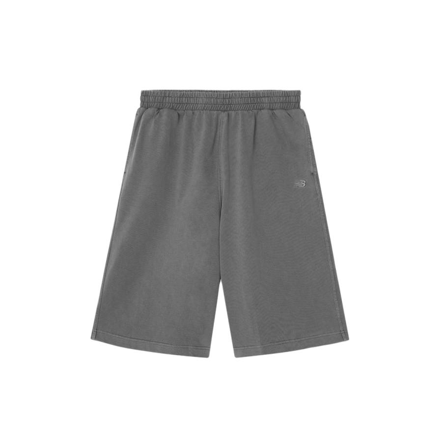 New Balance New Balance Casual Shorts Unisex Charcoal Gray Moderate Wide Leg Pants