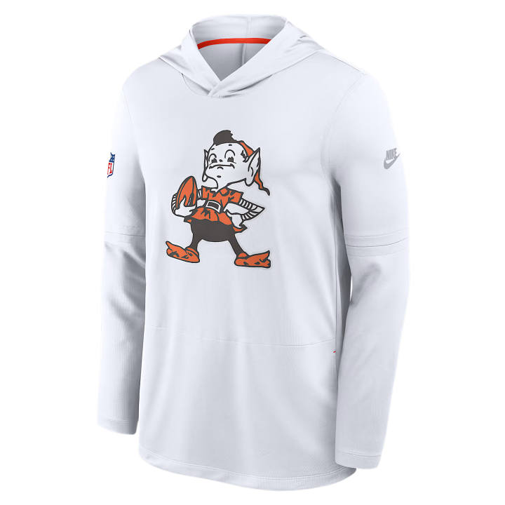 Nike Nike NFL Sweatshirts Men's White Hooded Non Detachable Moderate