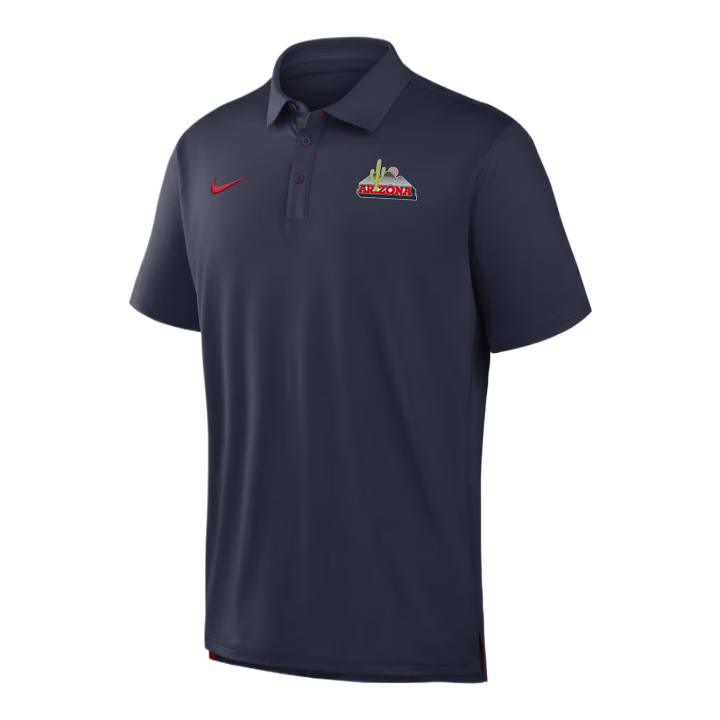 Nike Nike Polo Shirts Men's Collegiate Marine Blue/University Red Polo Collar Moderate Straight Fit