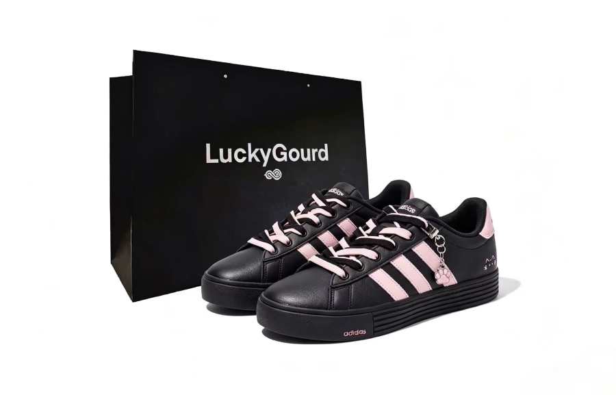 Adidas Adidas Daily 4.0 Skateboard Shoes Women's Low Top Black, Pink