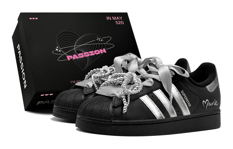 Adidas Originals Superstar 2 Skateboard Shoes Unisex Low Top Black