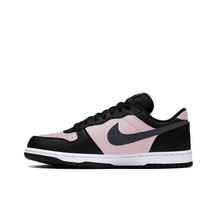 Nike Nike Dunk Skateboard Shoes Unisex Low Top Black Pink White Color Block