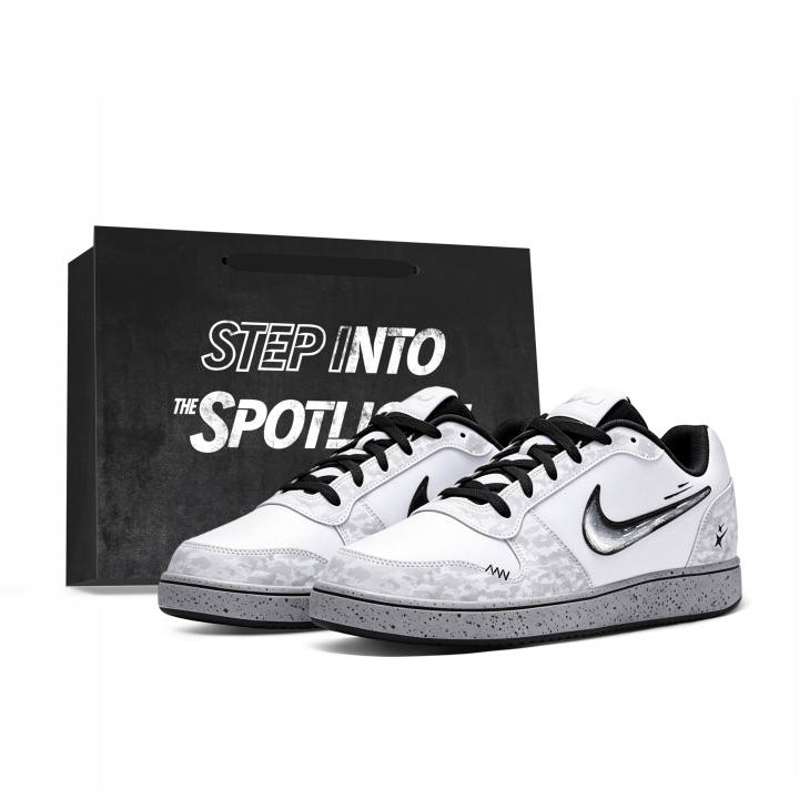 Nike Nike EBERNON Skateboard Shoes Men's Low Top Gray
