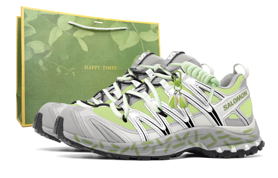 SALOMON XA PRO 3D Running Shoes Unisex Low Top Green