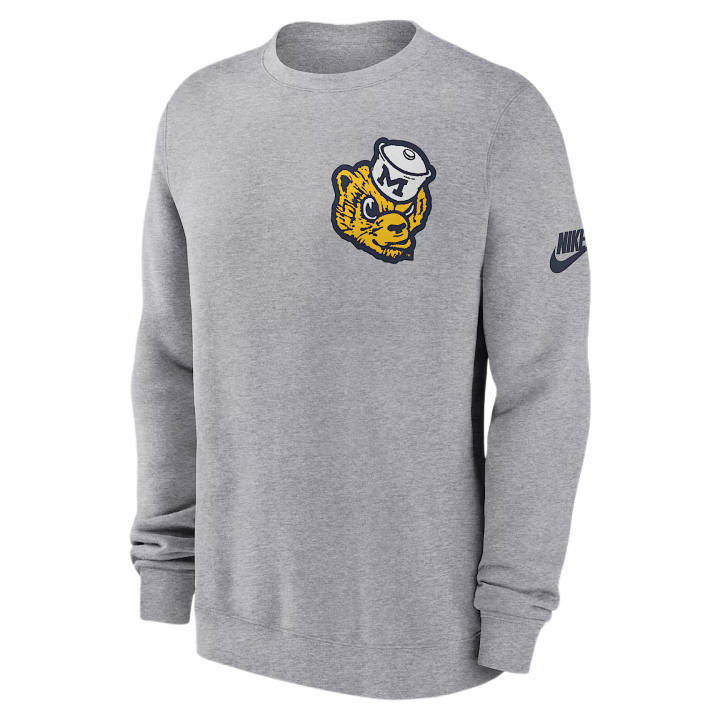 Nike Nike Sweatshirts Men's Gray Heather Crew Neck Moderate
