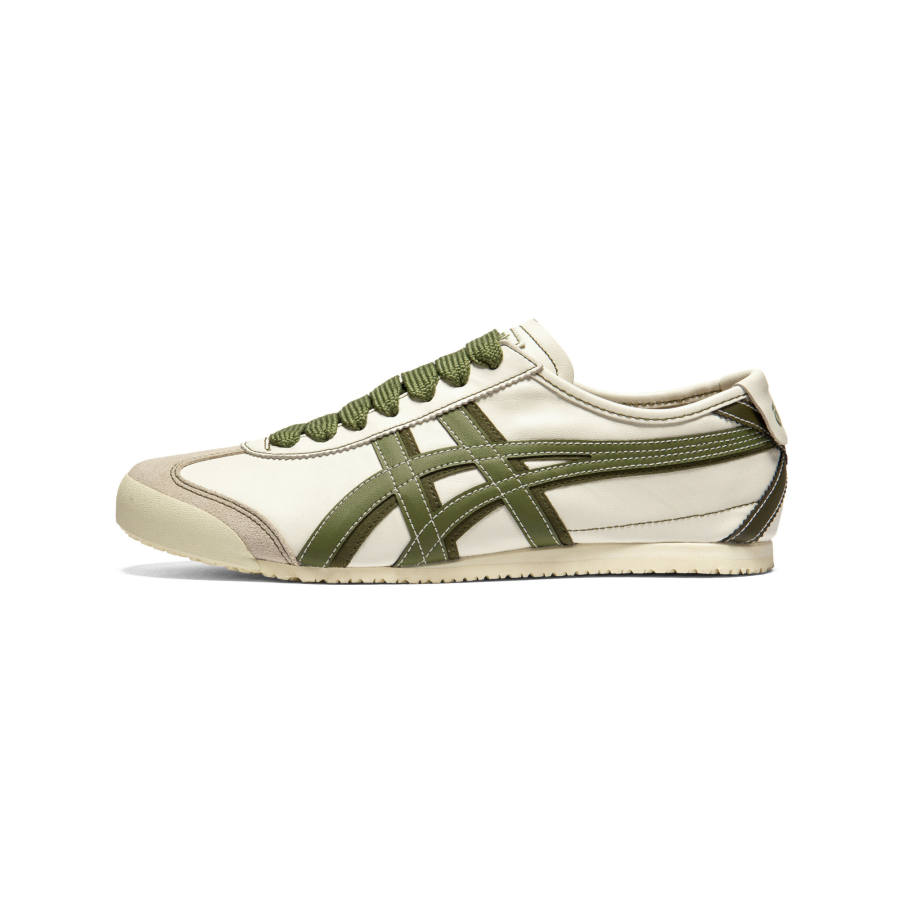 Onitsuka Tiger Mexico 66 Casual Shoes Unisex Low Top Ecru/Green